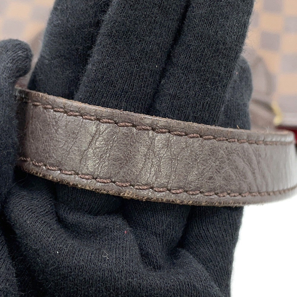 LOUIS VUITTON Batignolles Horizontal RedN48179 Damier Ebene Canvas