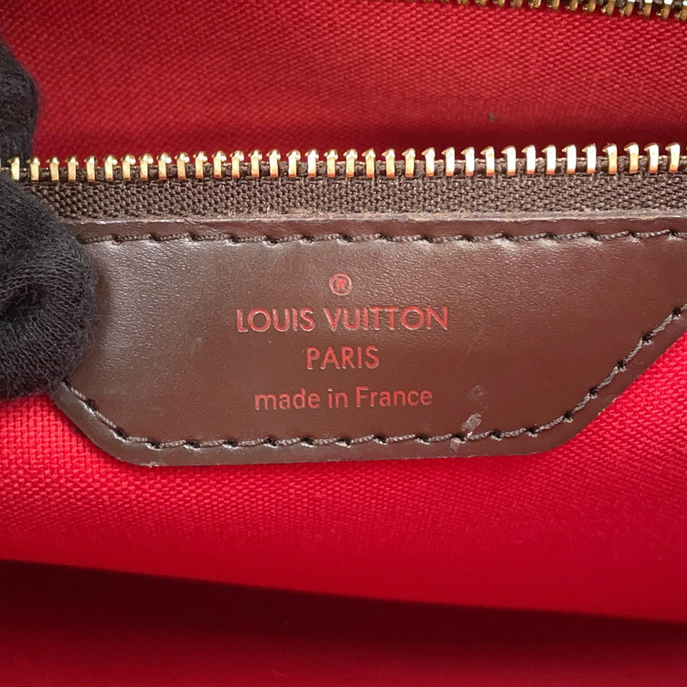 LOUIS VUITTON Batignolles Horizontal RedN48179 Damier Ebene Canvas