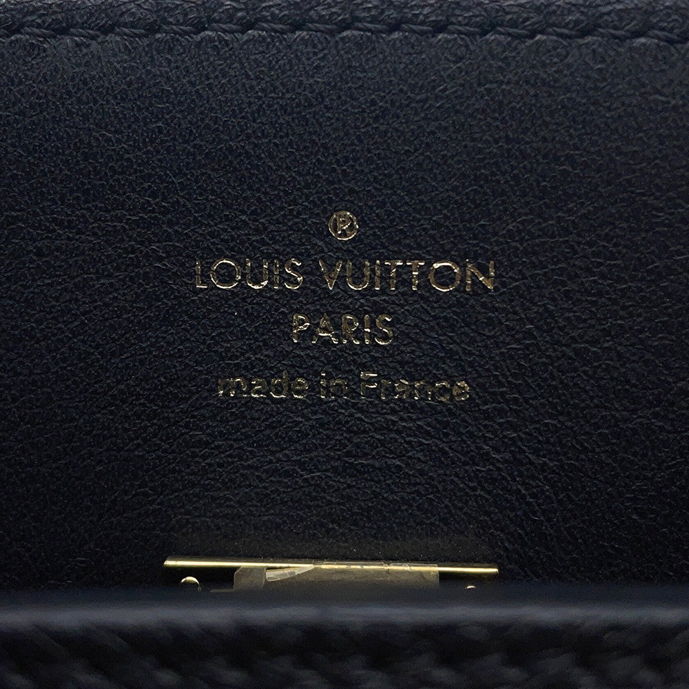 LOUIS VUITTON Milla NoirM54346 Calf Leather Size PM