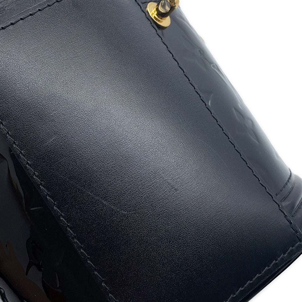 LOUIS VUITTON Cannes NoirM53997 Monogram Vernis Leather Size PM