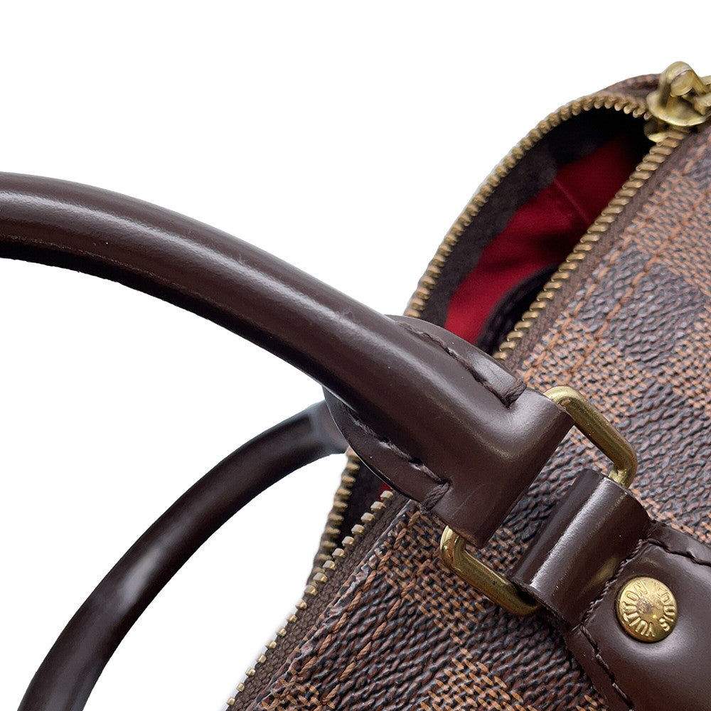 LOUIS VUITTON Speedy Bandouliere RedN40060 Damier Ebene Canvas Size 30