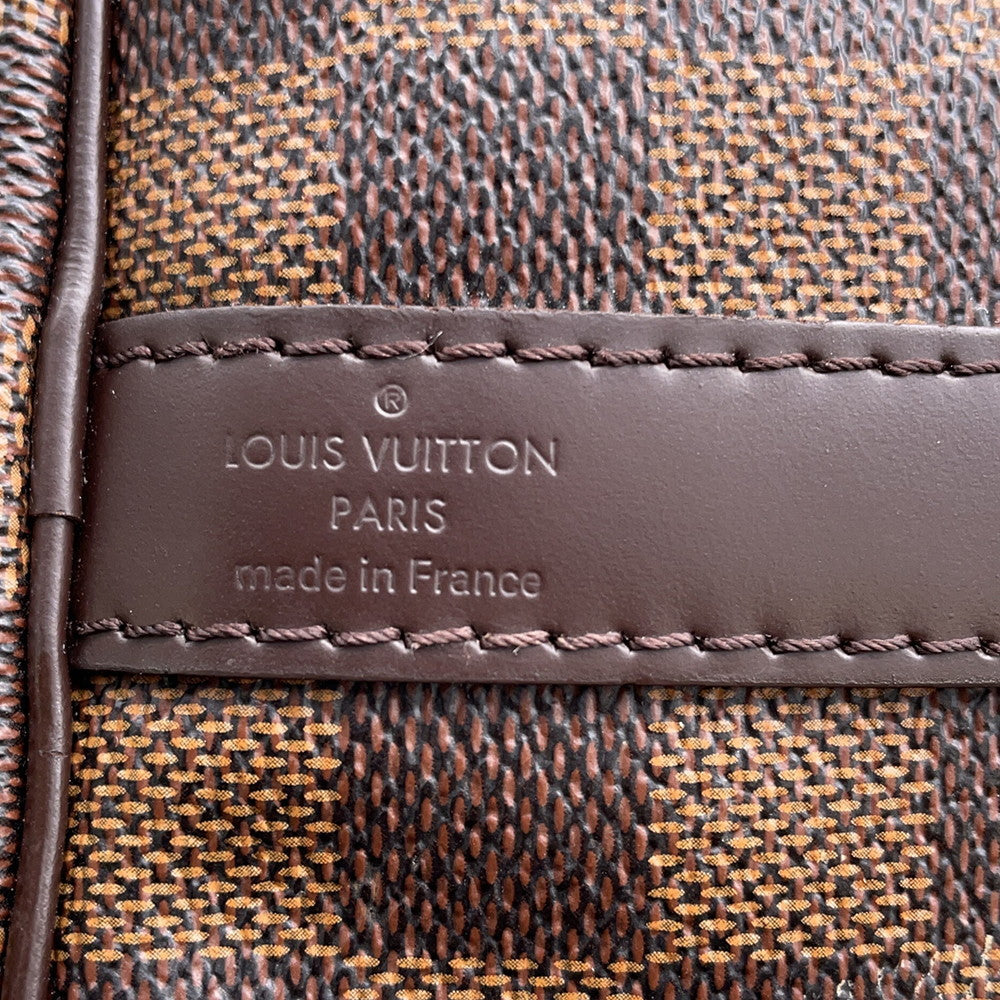 LOUIS VUITTON Speedy Bandouliere RedN40060 Damier Ebene Canvas Size 30