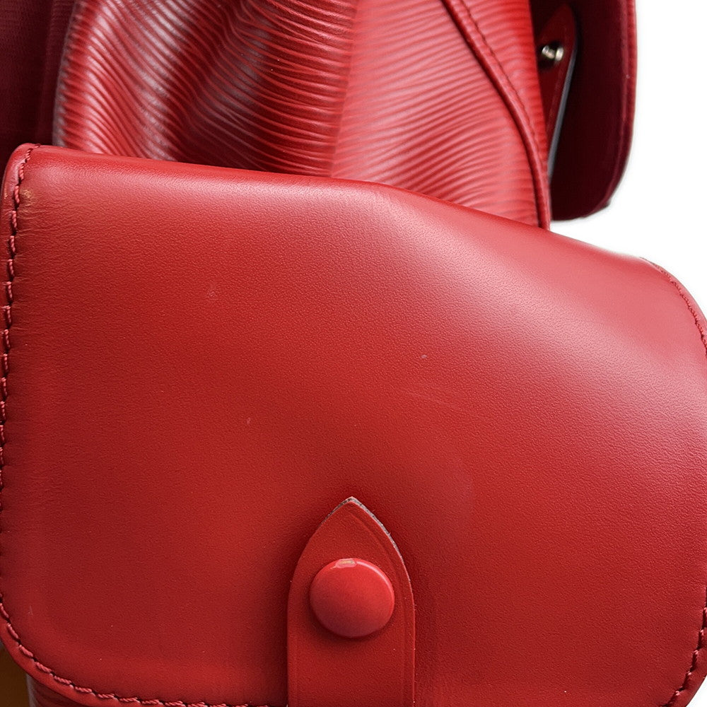 LOUIS VUITTON Christopher RedM58828 Epi Leather Size PM