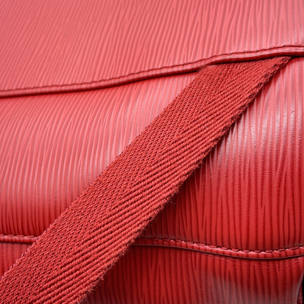 LOUIS VUITTON Christopher RedM58828 Epi Leather Size PM