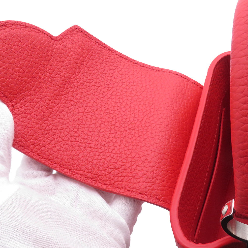 LOUIS VUITTON LV × YK Capucines RedM21692 Calf Leather Infinity Dot Size MINI