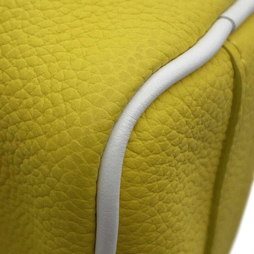 LOUIS VUITTON Keepall Yellow/WhiteM80842 Taurillon Leather Size XS