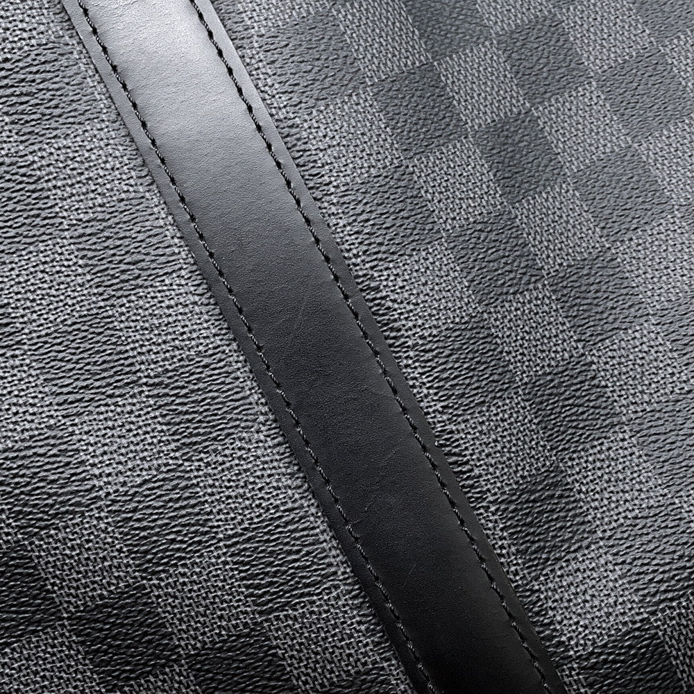 LOUIS VUITTON Keepall Bandouliere NoirN41418 Damier Graphite Size 45