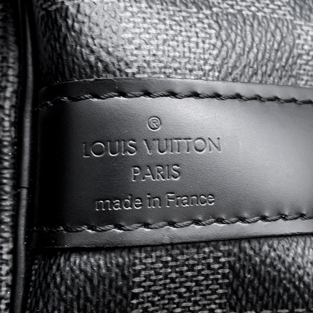 LOUIS VUITTON Keepall Bandouliere NoirN41418 Damier Graphite Size 45