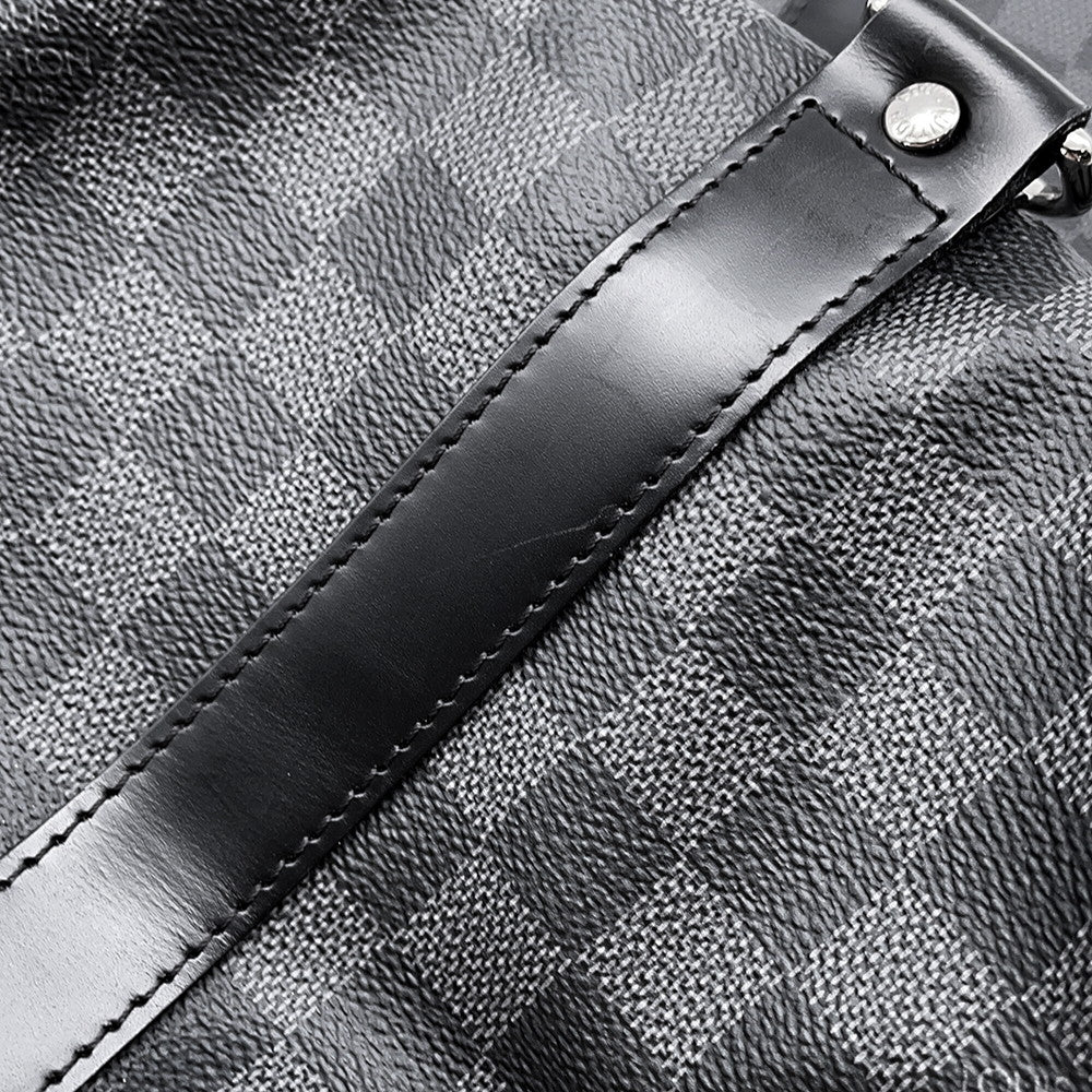 LOUIS VUITTON Keepall Bandouliere NoirN41418 Damier Graphite Size 45