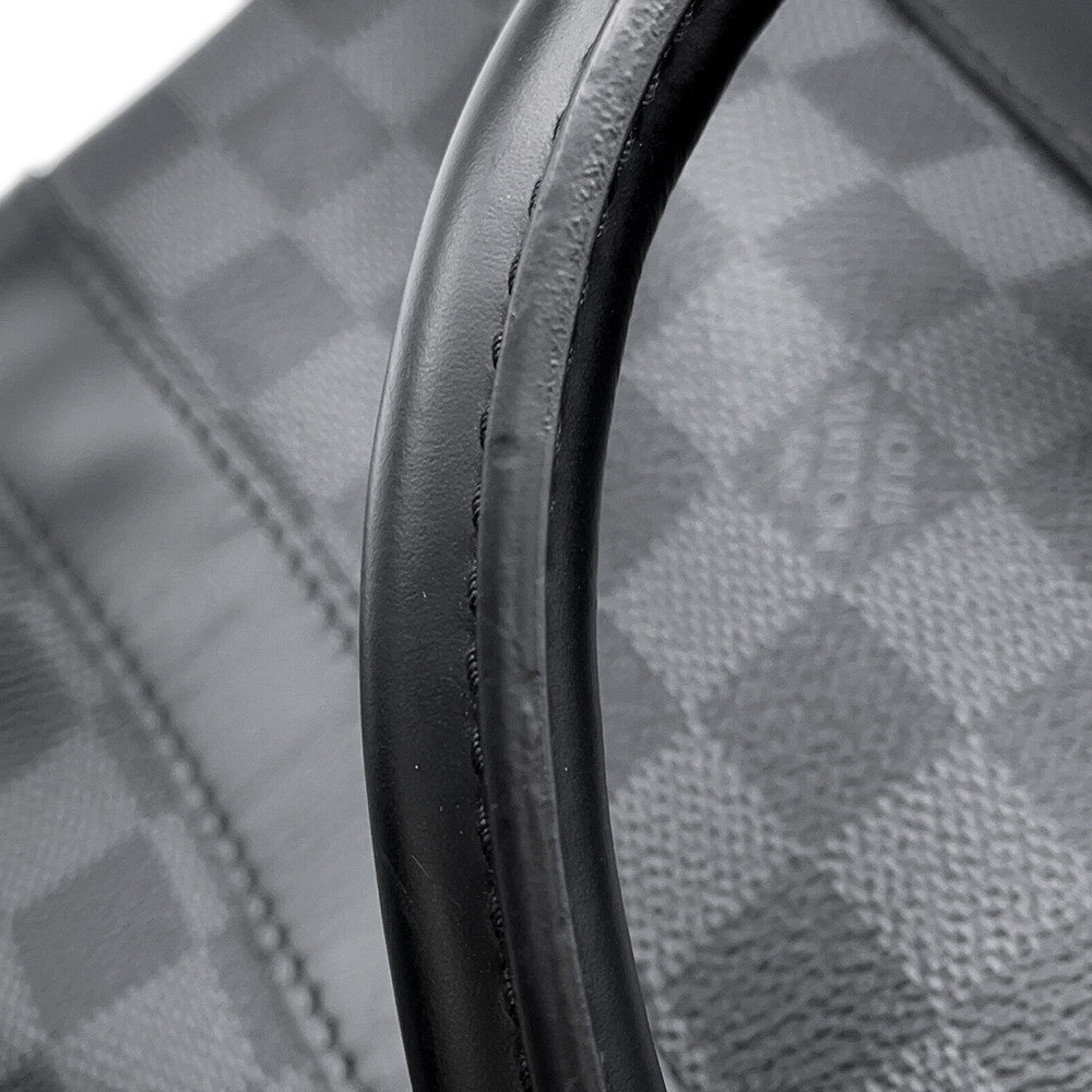 LOUIS VUITTON Keepall Bandouliere NoirN41418 Damier Graphite Size 45
