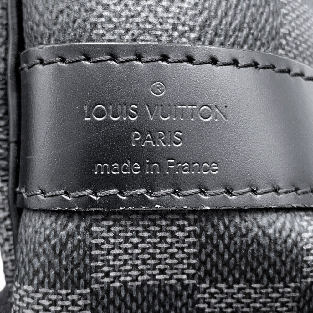 LOUIS VUITTON Keepall Bandouliere NoirN41418 Damier Graphite Size 45