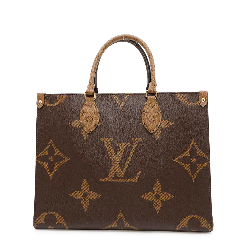 LOUIS VUITTON Onthego RedM45321 Monogram Monogram Reverse Canvas Monogram Giant Size MM