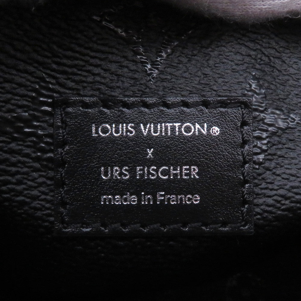 LOUIS VUITTON Speedy Bandouliere White/NoirM45563 Monogram Urs Fischer Size 25