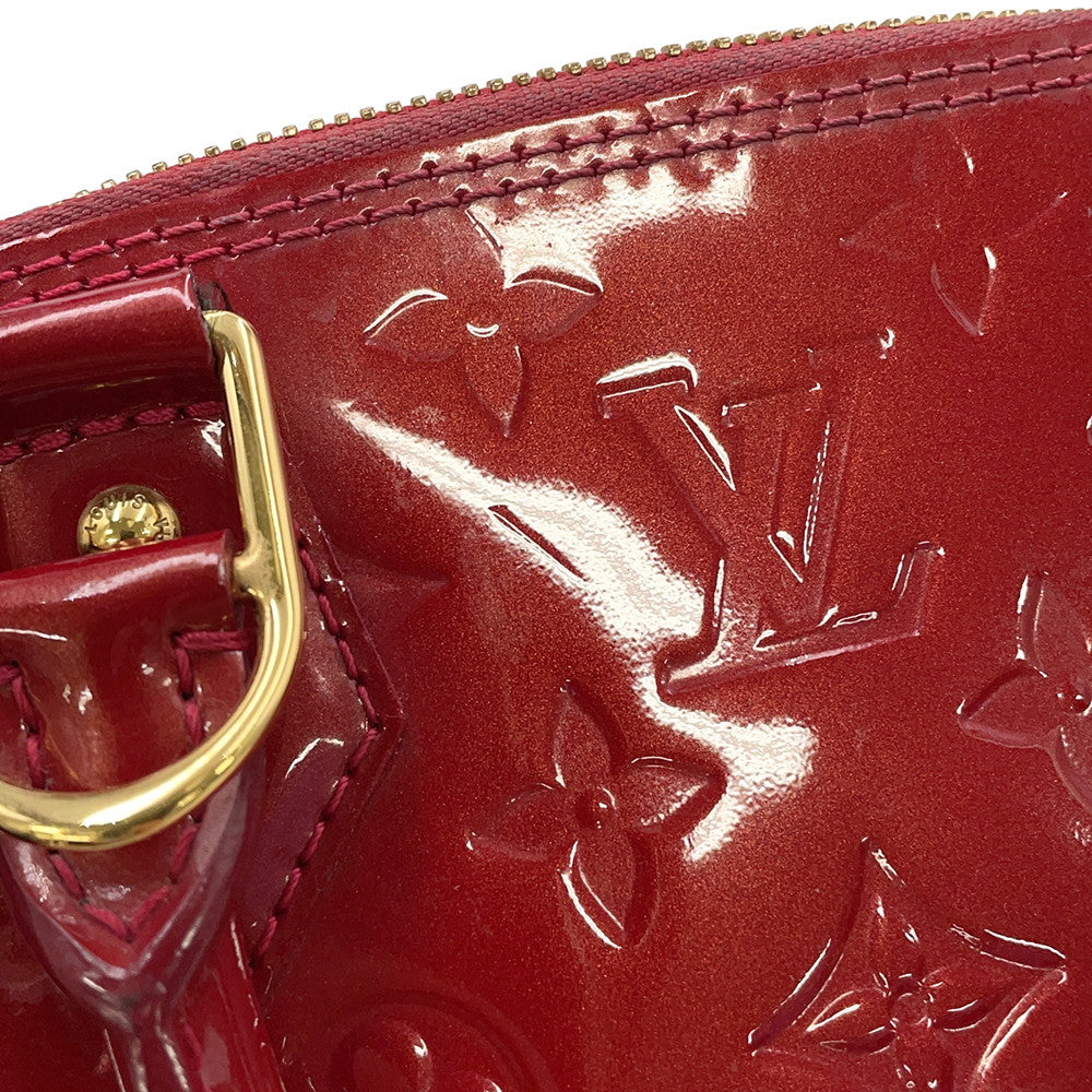 LOUIS VUITTON Alma Pomme D'amourM91606 Monogram Vernis Leather Size BB