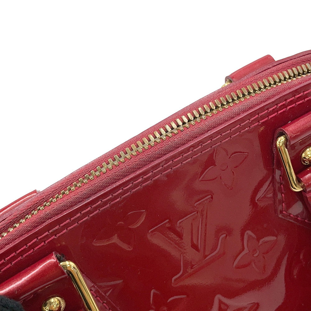 LOUIS VUITTON Alma Pomme D'amourM91606 Monogram Vernis Leather Size BB