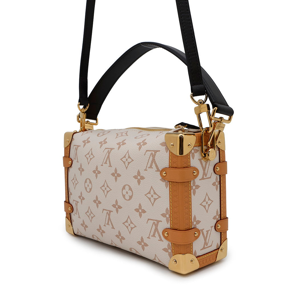 LOUIS VUITTON side trunk BeigeM46907 Monogram・Dune Size MM