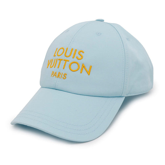 LOUIS VUITTON Cap My LV Paris Size L Blue ClairM7590L Cotton100%