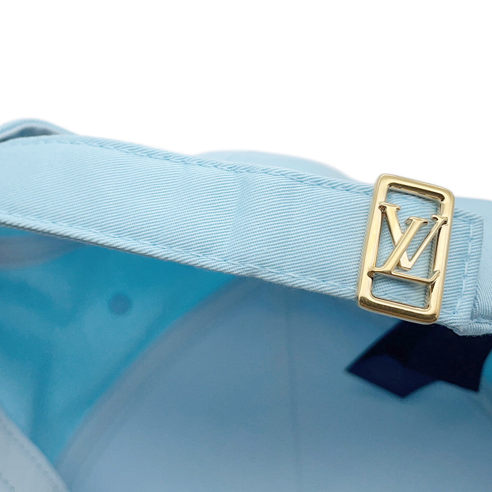 LOUIS VUITTON Cap My LV Paris Size L Blue ClairM7590L Cotton100%
