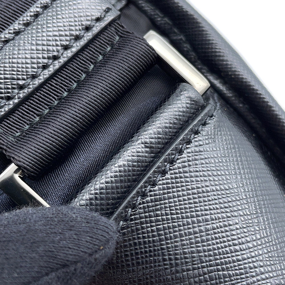 PRADA Messenger bag Navy/BlackVA0768 Nylon Leather