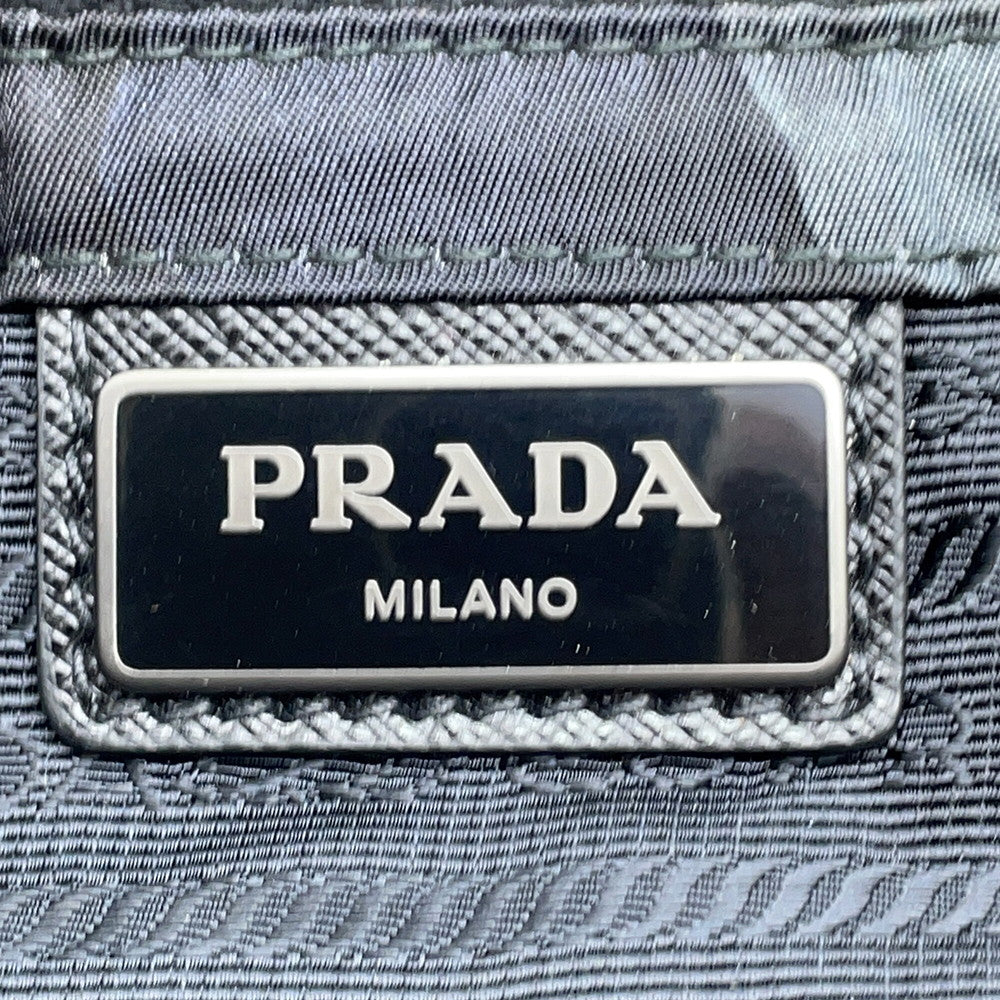 PRADA Messenger bag Navy/BlackVA0768 Nylon Leather