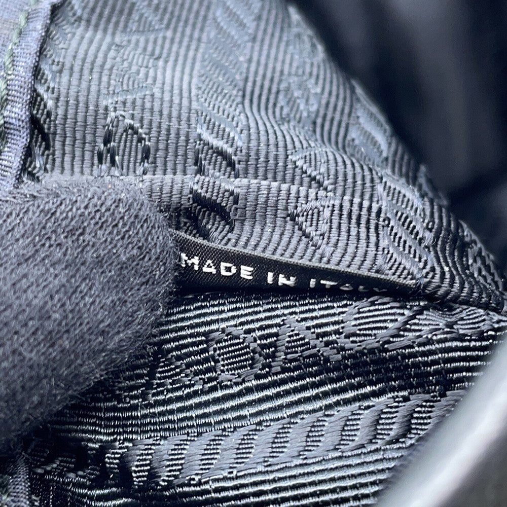 PRADA Messenger bag Navy/BlackVA0768 Nylon Leather