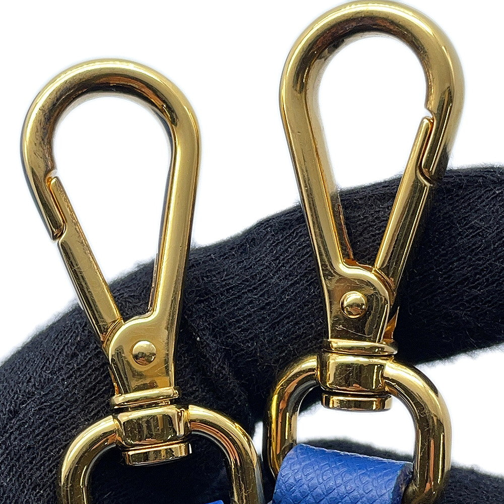 PRADA Galleria 2WAYHandbag Blue1BA863 Leather