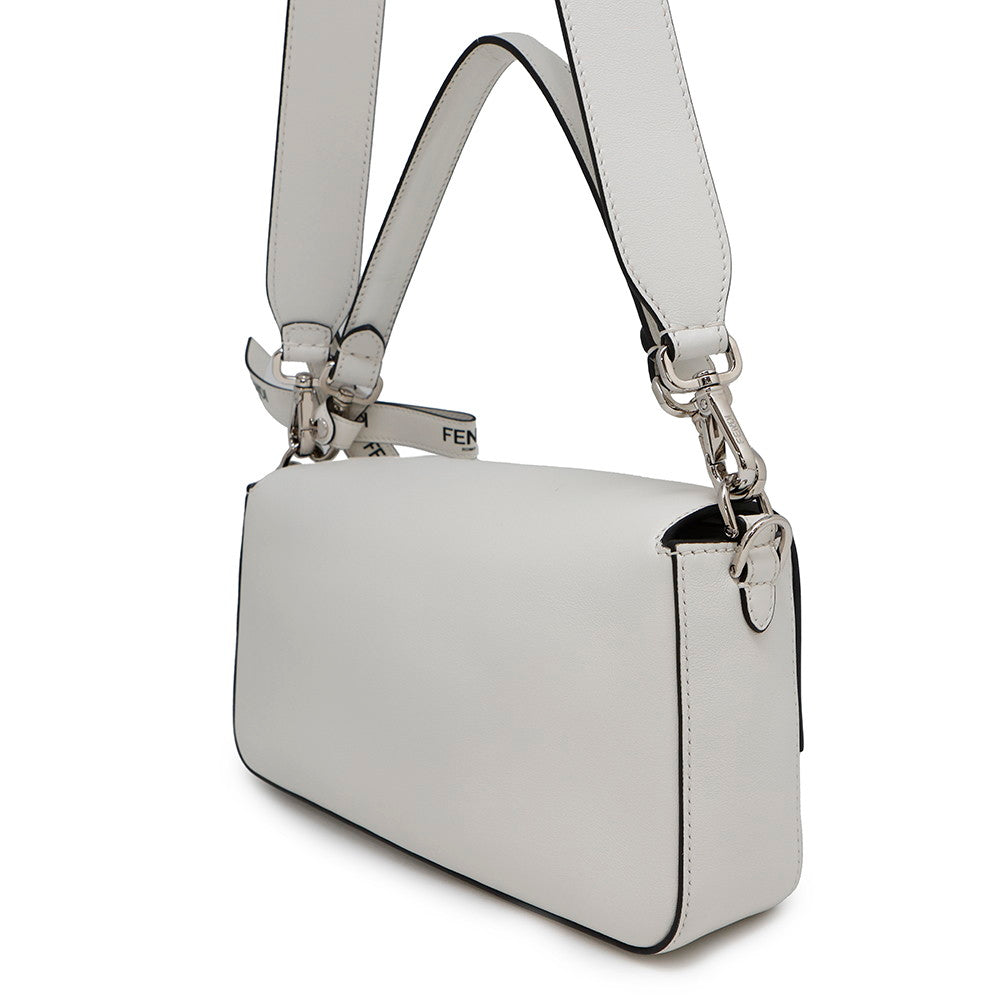 FENDI Marc Jacobs collaboration Mamma Bucket White8BR600 Leather