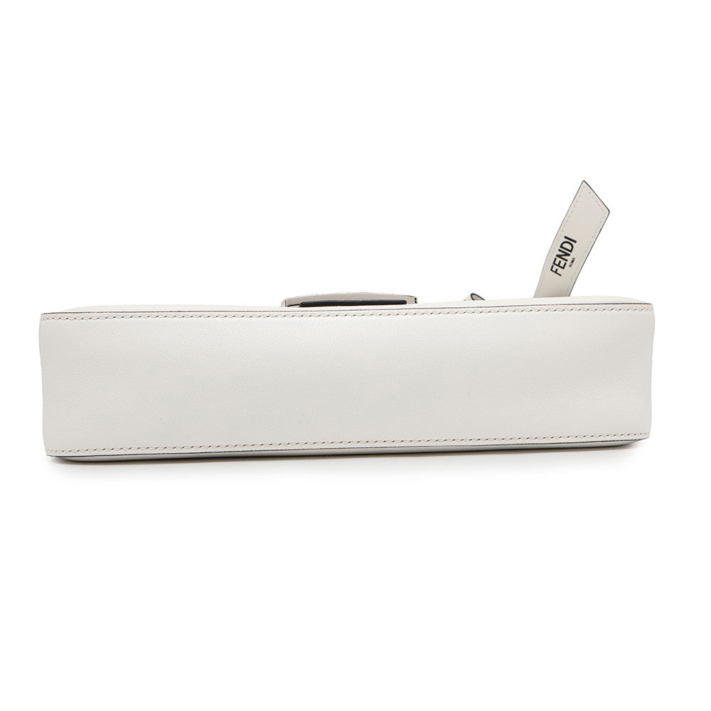 FENDI Marc Jacobs collaboration Mamma Bucket White8BR600 Leather