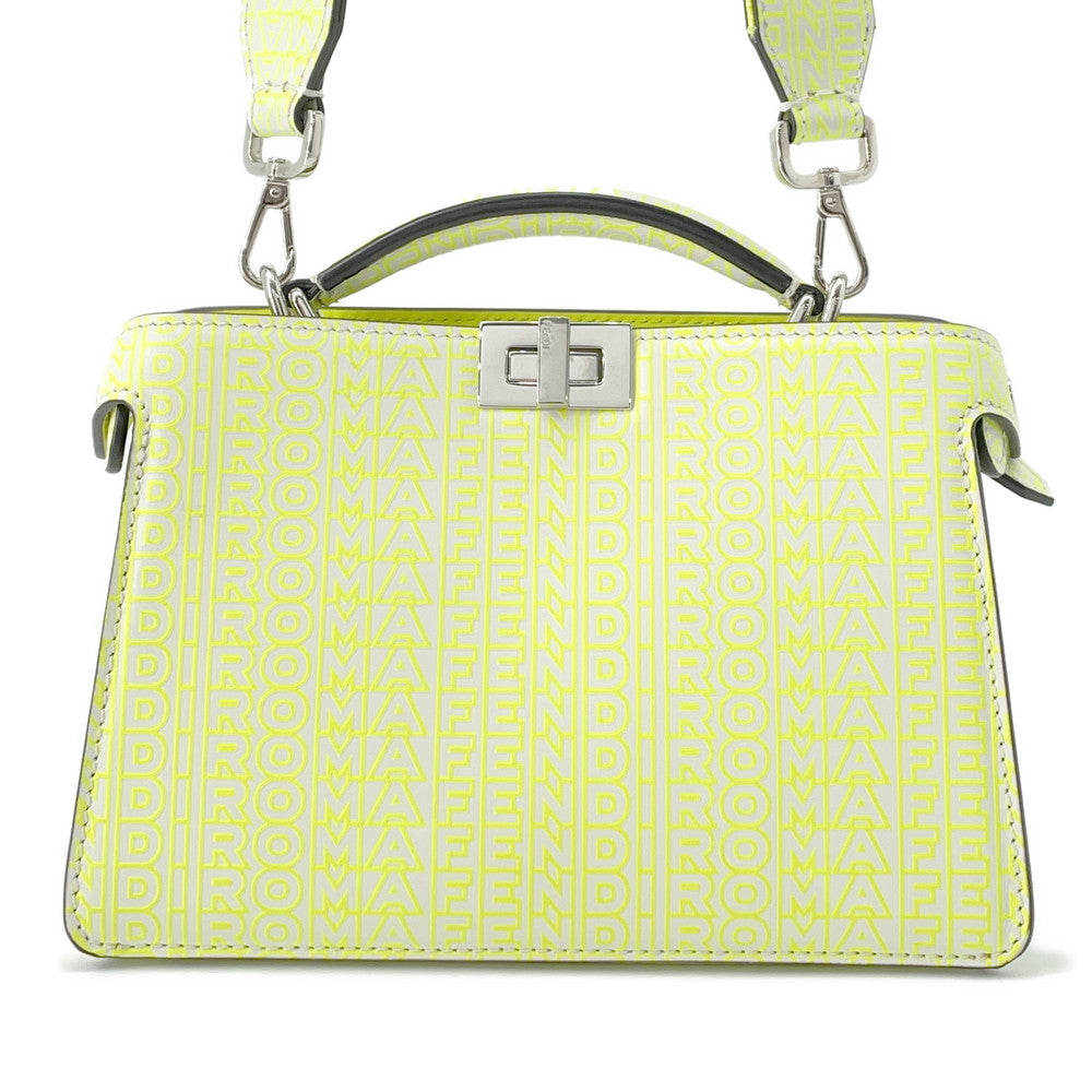 FENDI Marc Jacobs collaboration Peekaboo I.C.U. X-Cross Yellow7VA582 Leather