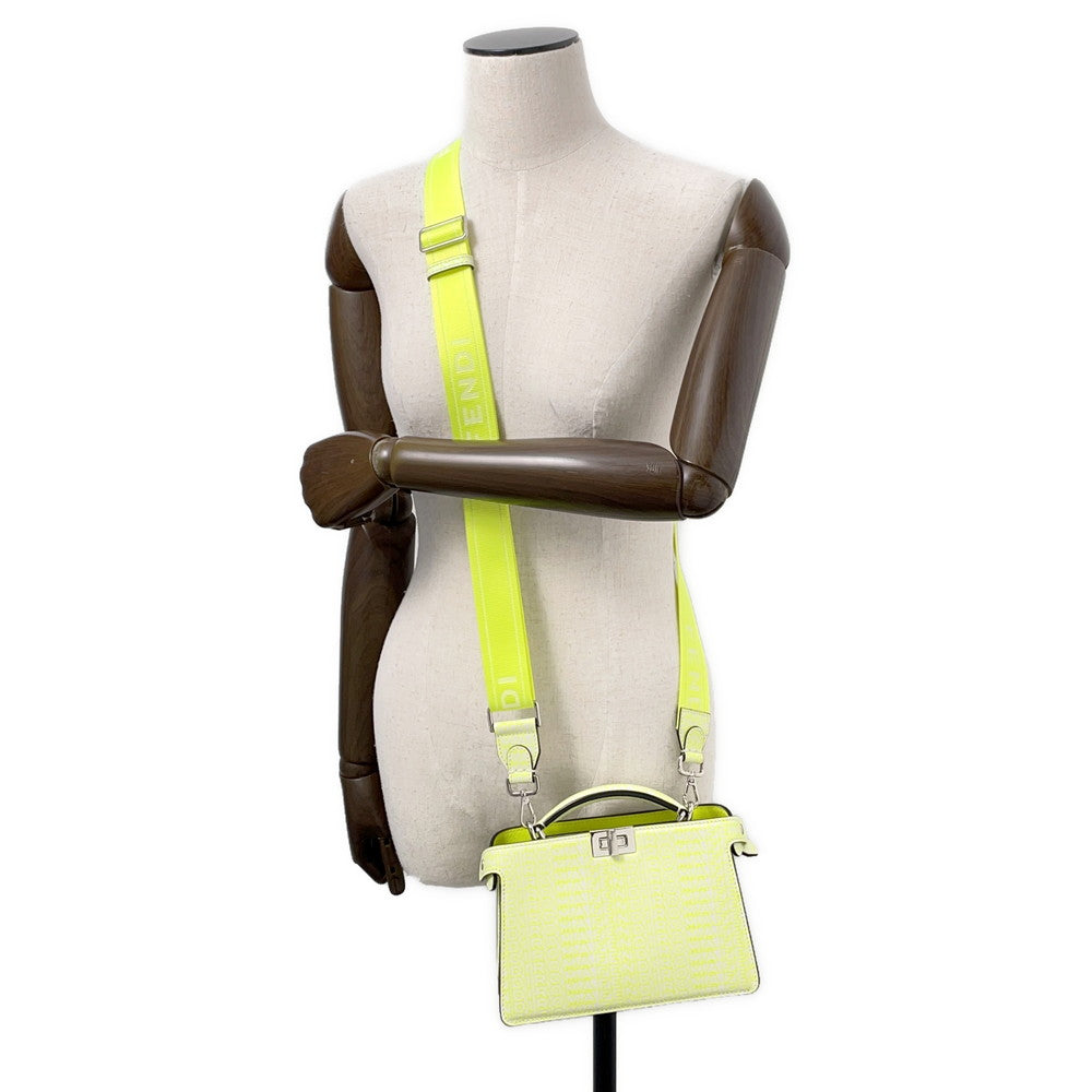 FENDI Marc Jacobs collaboration Peekaboo I.C.U. X-Cross Yellow7VA582 Leather