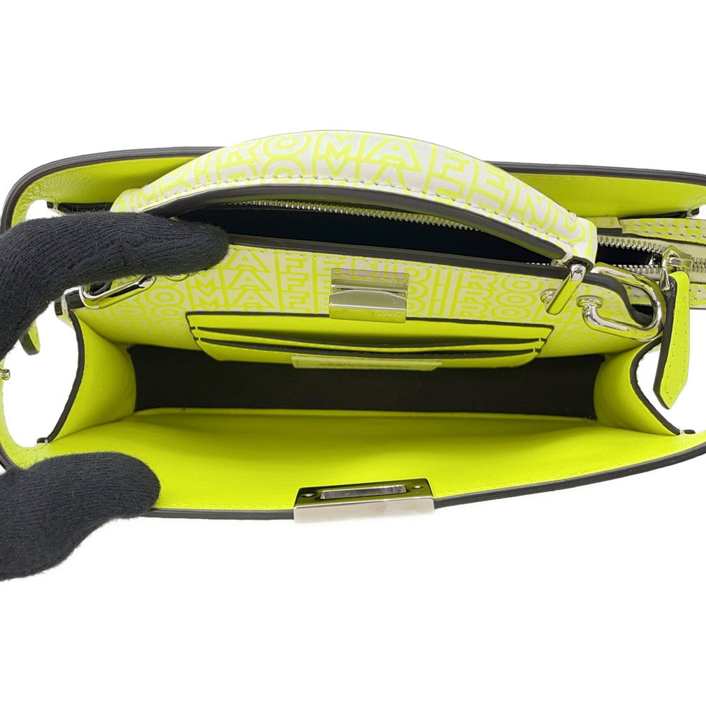 FENDI Marc Jacobs collaboration Peekaboo I.C.U. X-Cross Yellow7VA582 Leather