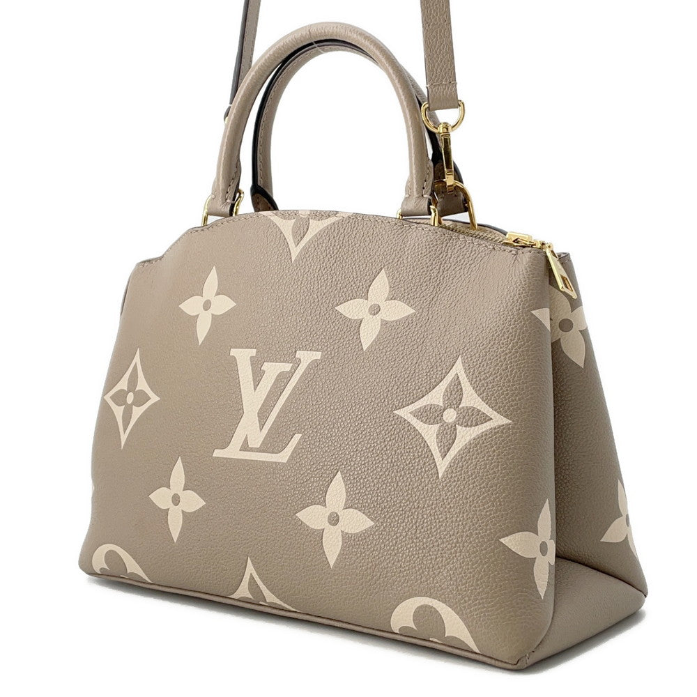 LOUIS VUITTON Petit Palais Tourterelle ClaimsM58914 Bicolor Monogram Empreinte Leather Size PM