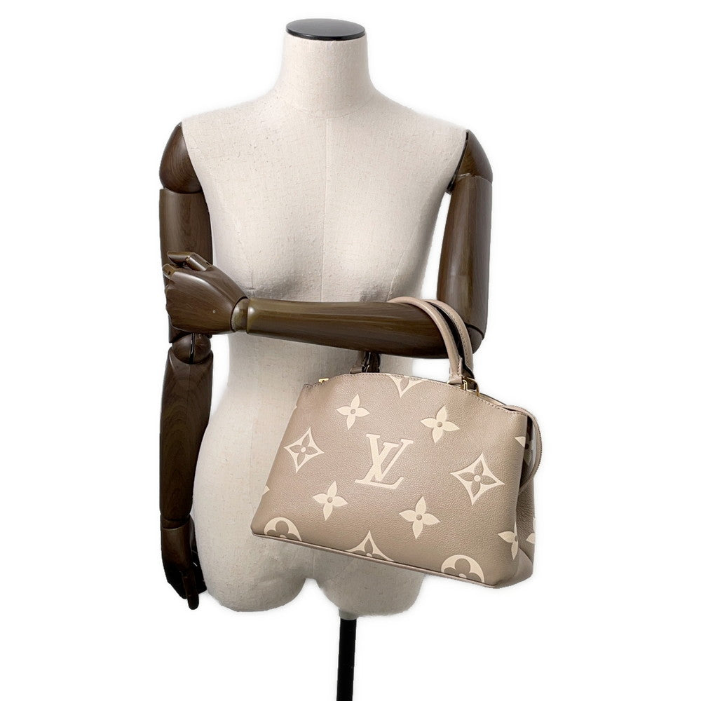 LOUIS VUITTON Petit Palais Tourterelle ClaimsM58914 Bicolor Monogram Empreinte Leather Size PM