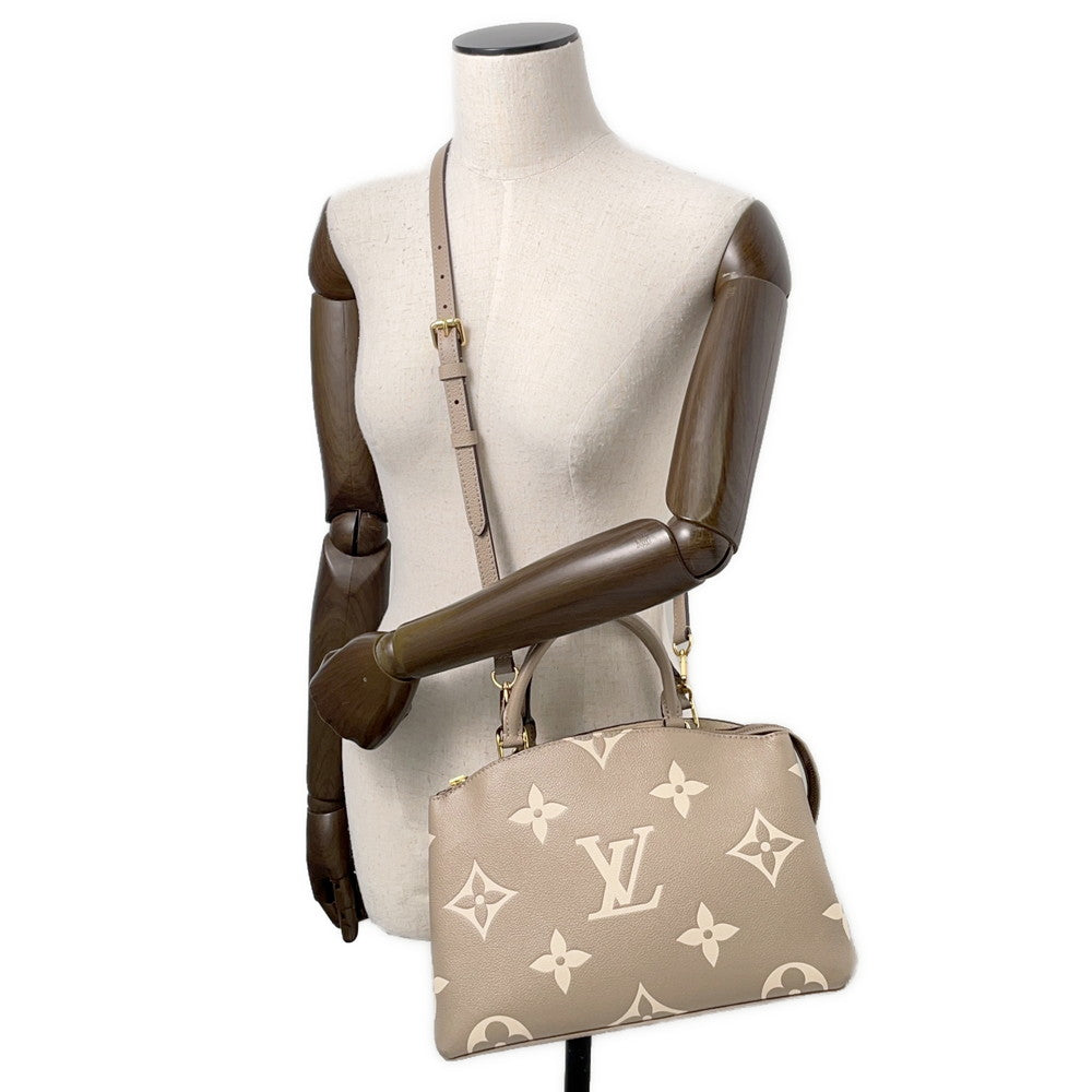 LOUIS VUITTON Petit Palais Tourterelle ClaimsM58914 Bicolor Monogram Empreinte Leather Size PM