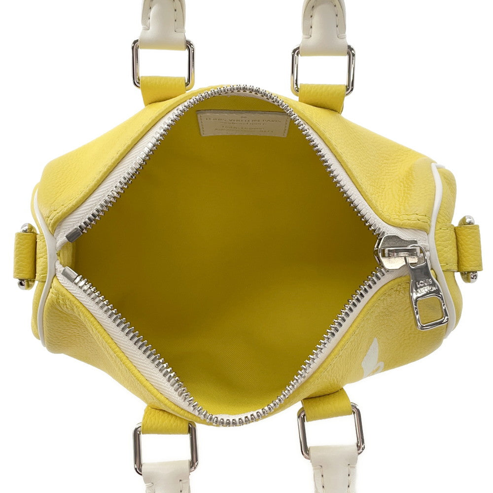 LOUIS VUITTON Everyday LV Keepall YellowM80842 Leather Size XS