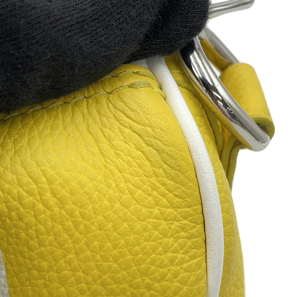 LOUIS VUITTON Everyday LV Keepall YellowM80842 Leather Size XS
