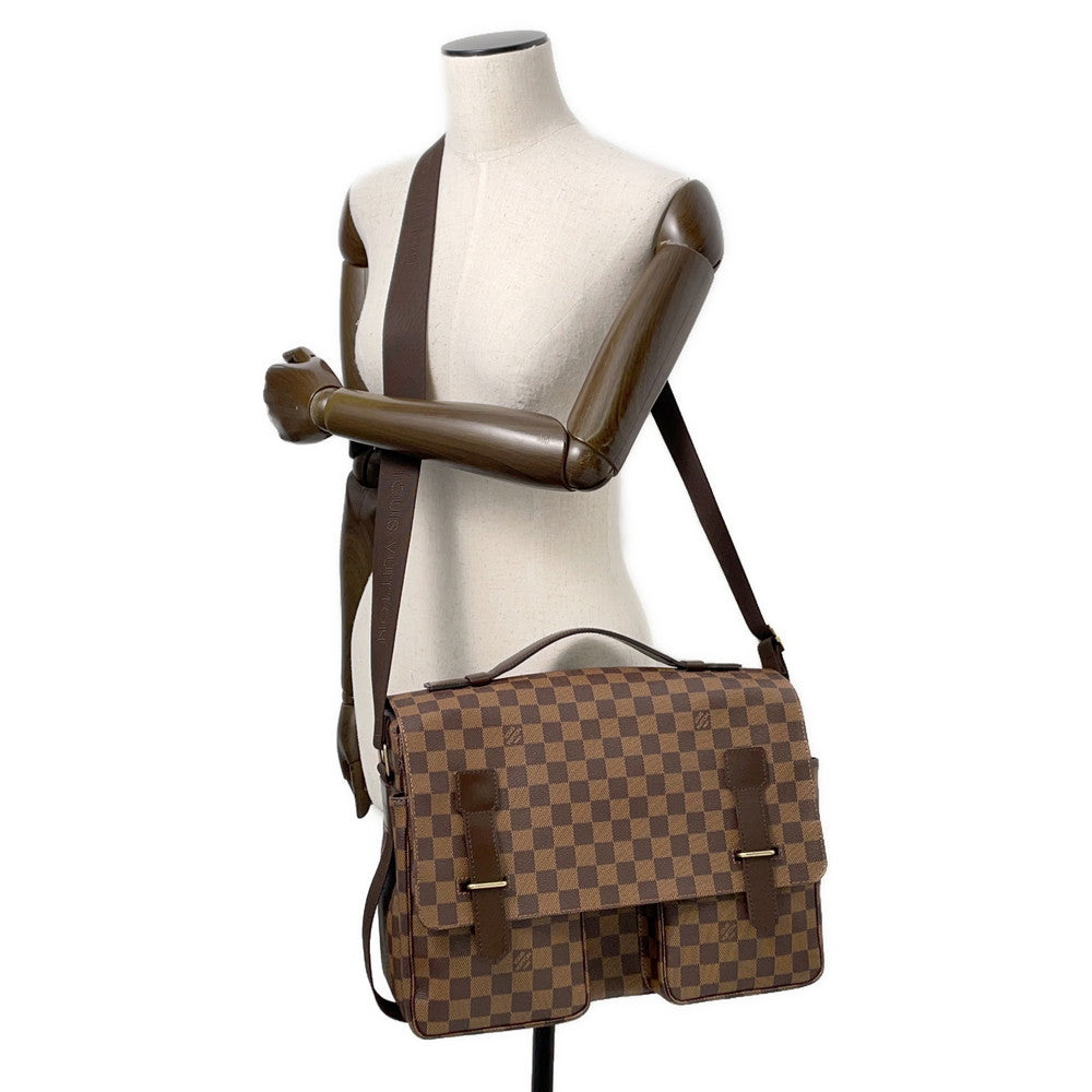 LOUIS VUITTON Broadway RedN42270 Damier Ebene Canvas