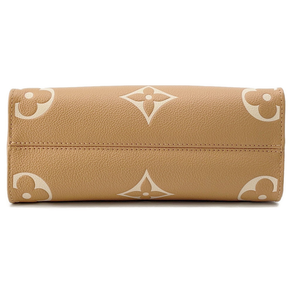 LOUIS VUITTON Onthego Arizona/ClaimM12513 Bicolor Monogram Empreinte Leather Size PM