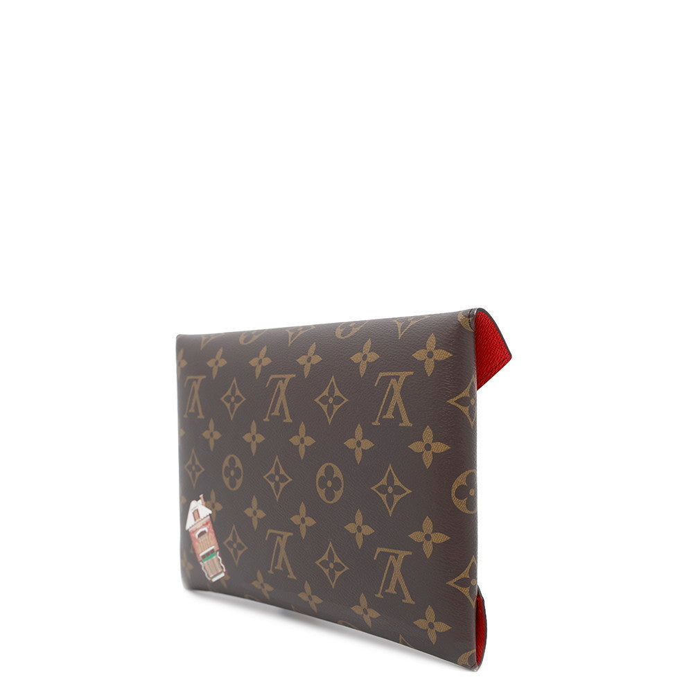 LOUIS VUITTON Pochette Kirigami Candy RedM12203 Monogram Vivienne