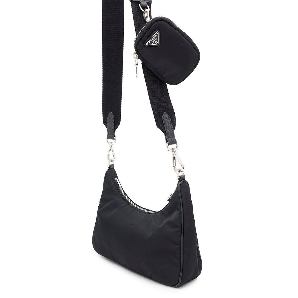 PRADA Shoulder Bag Re-Edition 2005 Black1BH204 Nylon