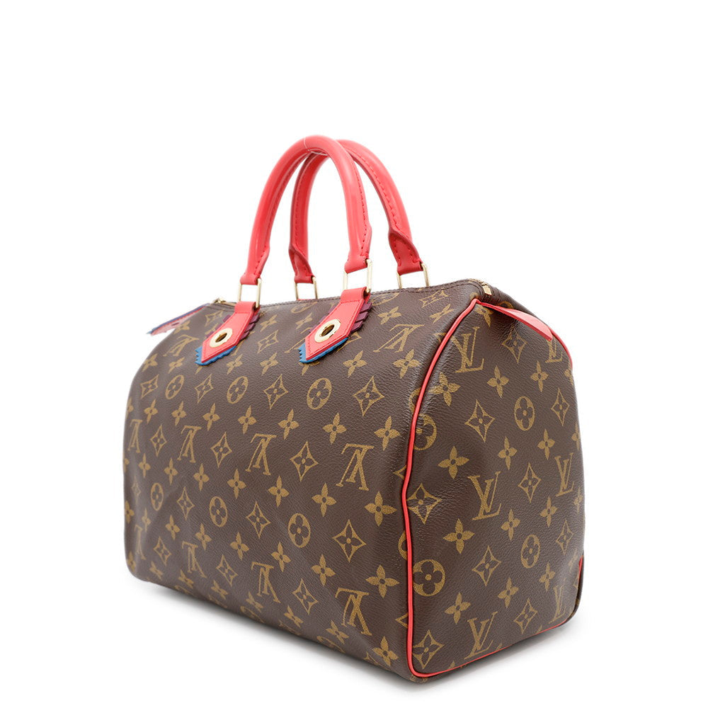 LOUIS VUITTON Totem Speedy FlamingoM41665 Monogram Size 30