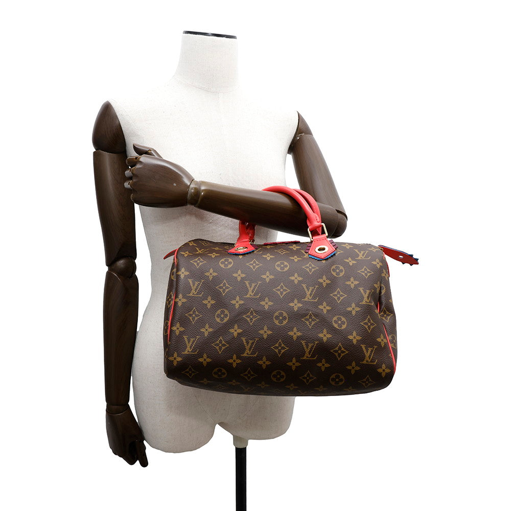 LOUIS VUITTON Totem Speedy FlamingoM41665 Monogram Size 30