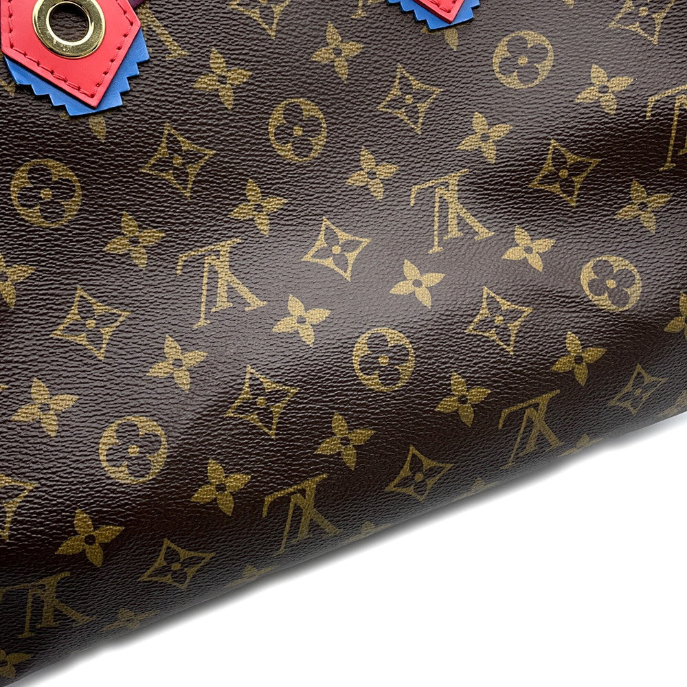 LOUIS VUITTON Totem Speedy FlamingoM41665 Monogram Size 30