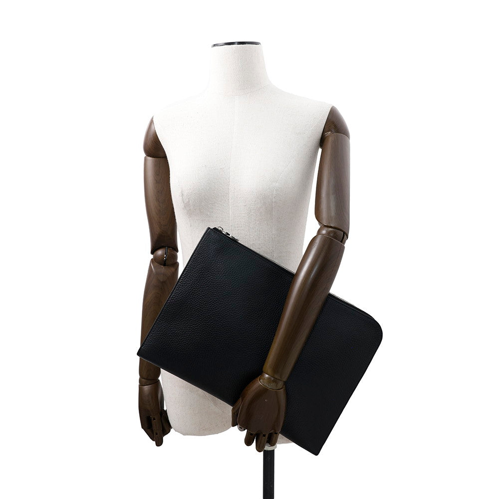 LOUIS VUITTON Pochette Jour NM NoirM67768 Taurillon Leather Size GM