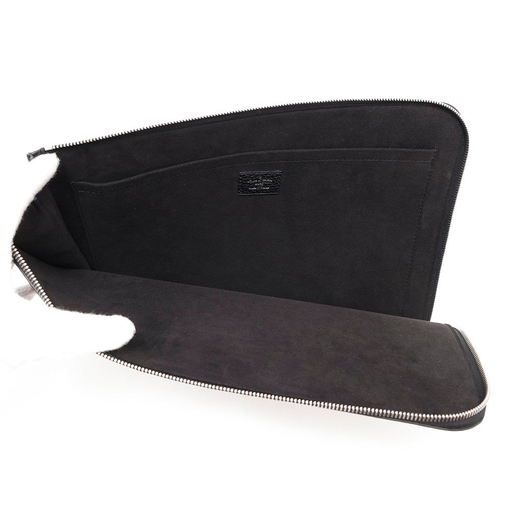 LOUIS VUITTON Pochette Jour NM NoirM67768 Taurillon Leather Size GM