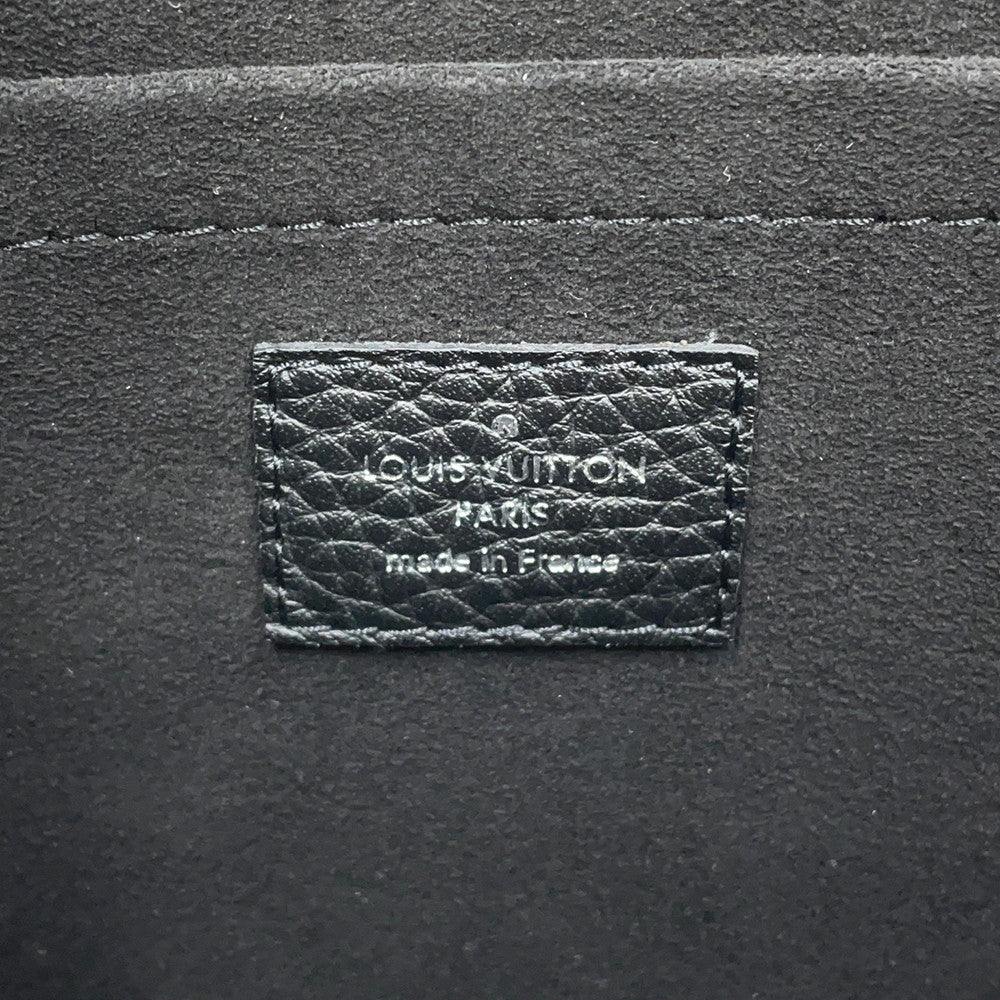 LOUIS VUITTON Pochette Jour NM NoirM67768 Taurillon Leather Size GM