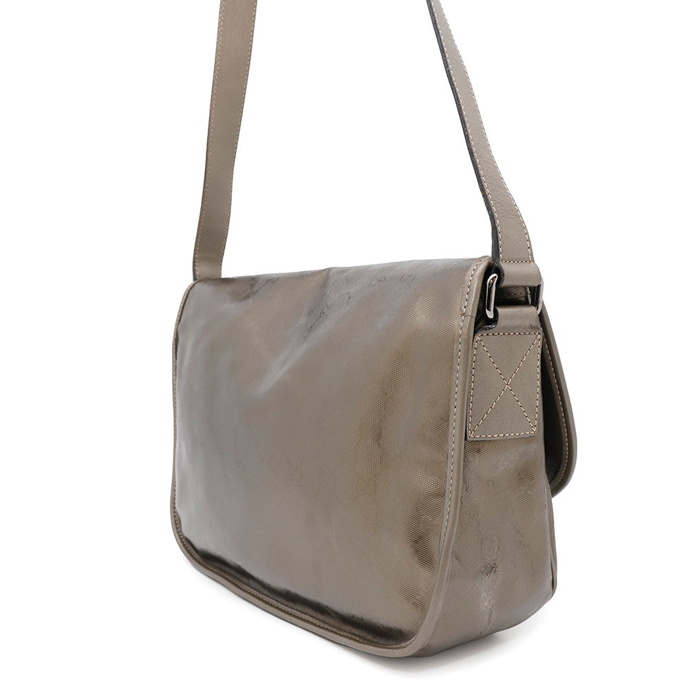 GUCCI GG implication messenger bag Khaki201732 PVC Coated Canvas