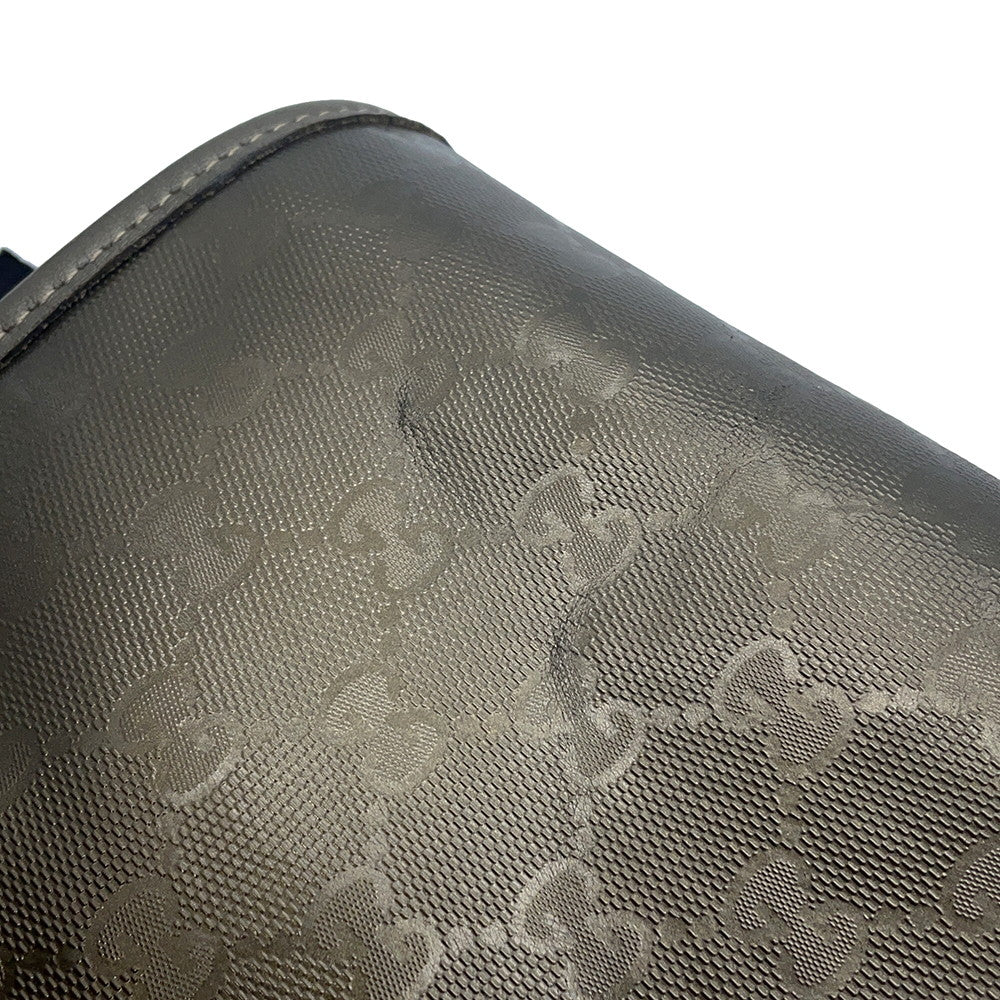GUCCI GG implication messenger bag Khaki201732 PVC Coated Canvas
