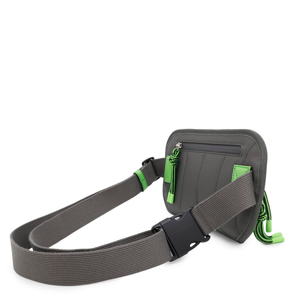 GUCCI GGNylon Belt Bag Gray/Red/Green752102 Nylon Rubber