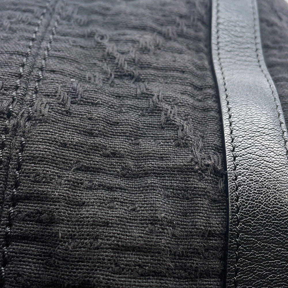 CHANEL CC Logo 2wayChainTote Bag BlackA57168 Cotton Leather